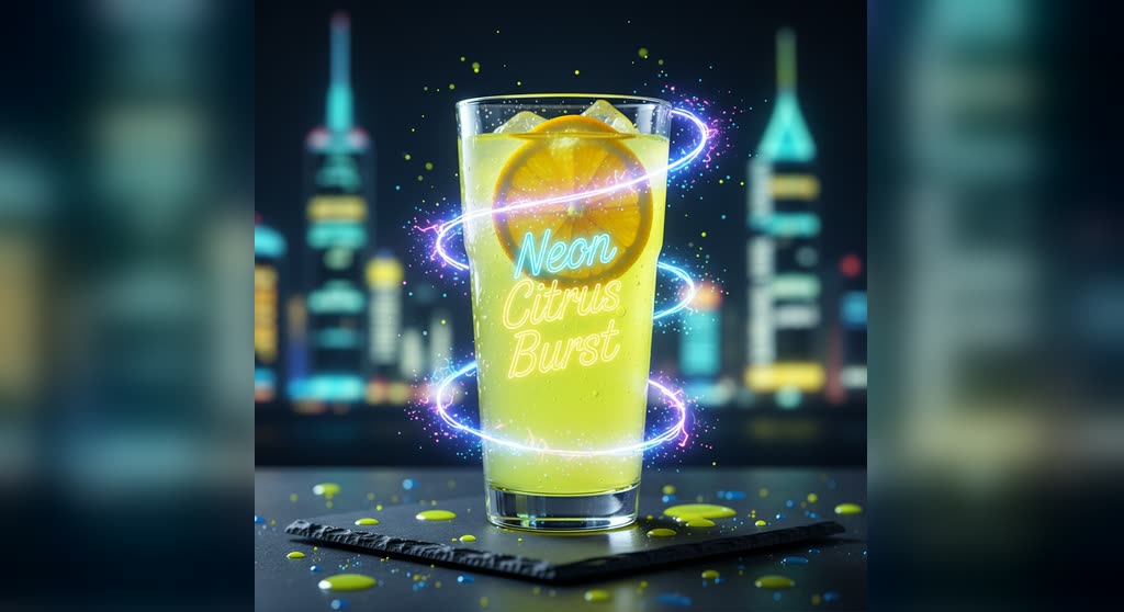 Neon Citrus Burst